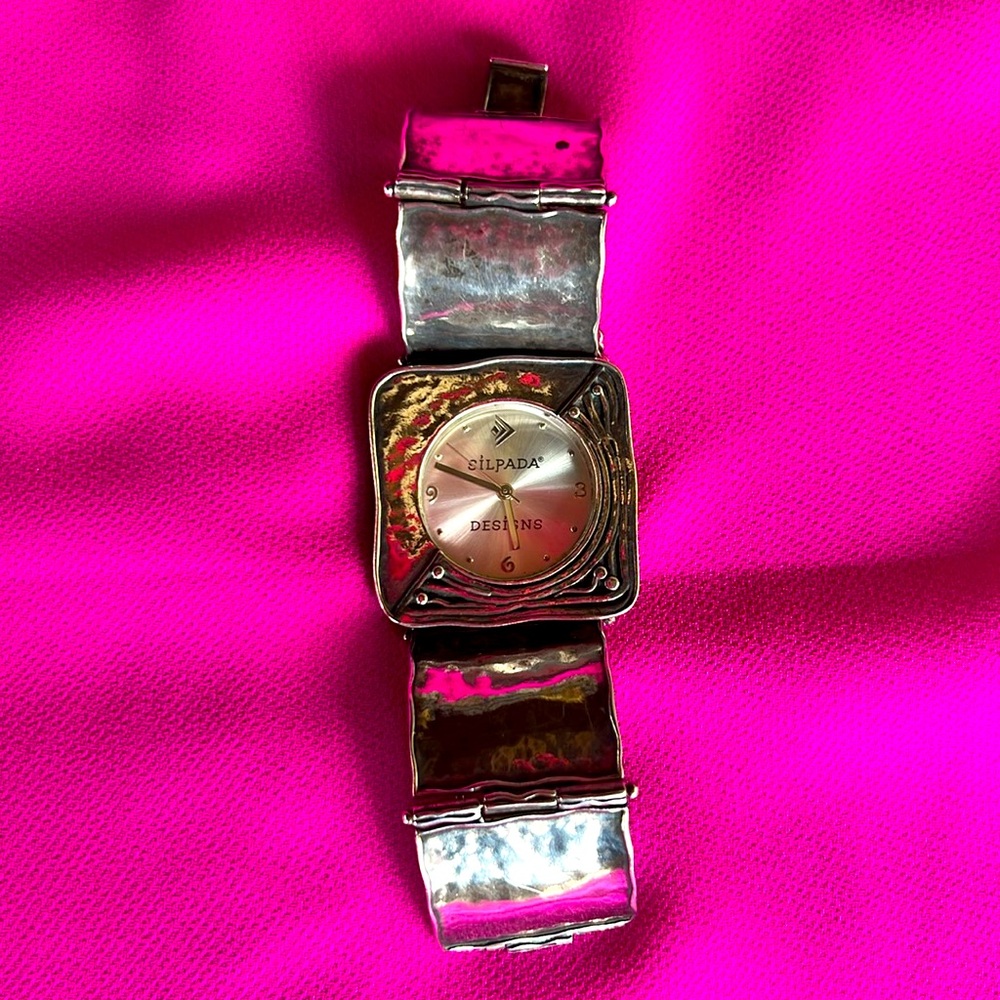 Retired Silpada Sterling Silver Watch